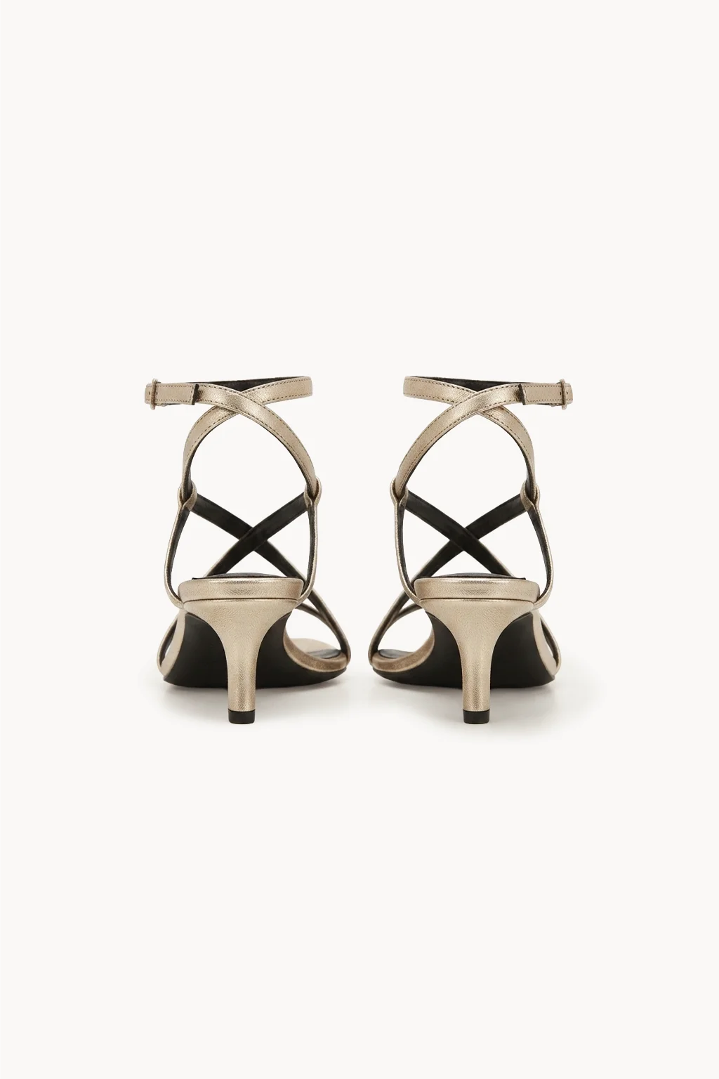 Valeria Nudo Sandal, Pale Gold — 05 back