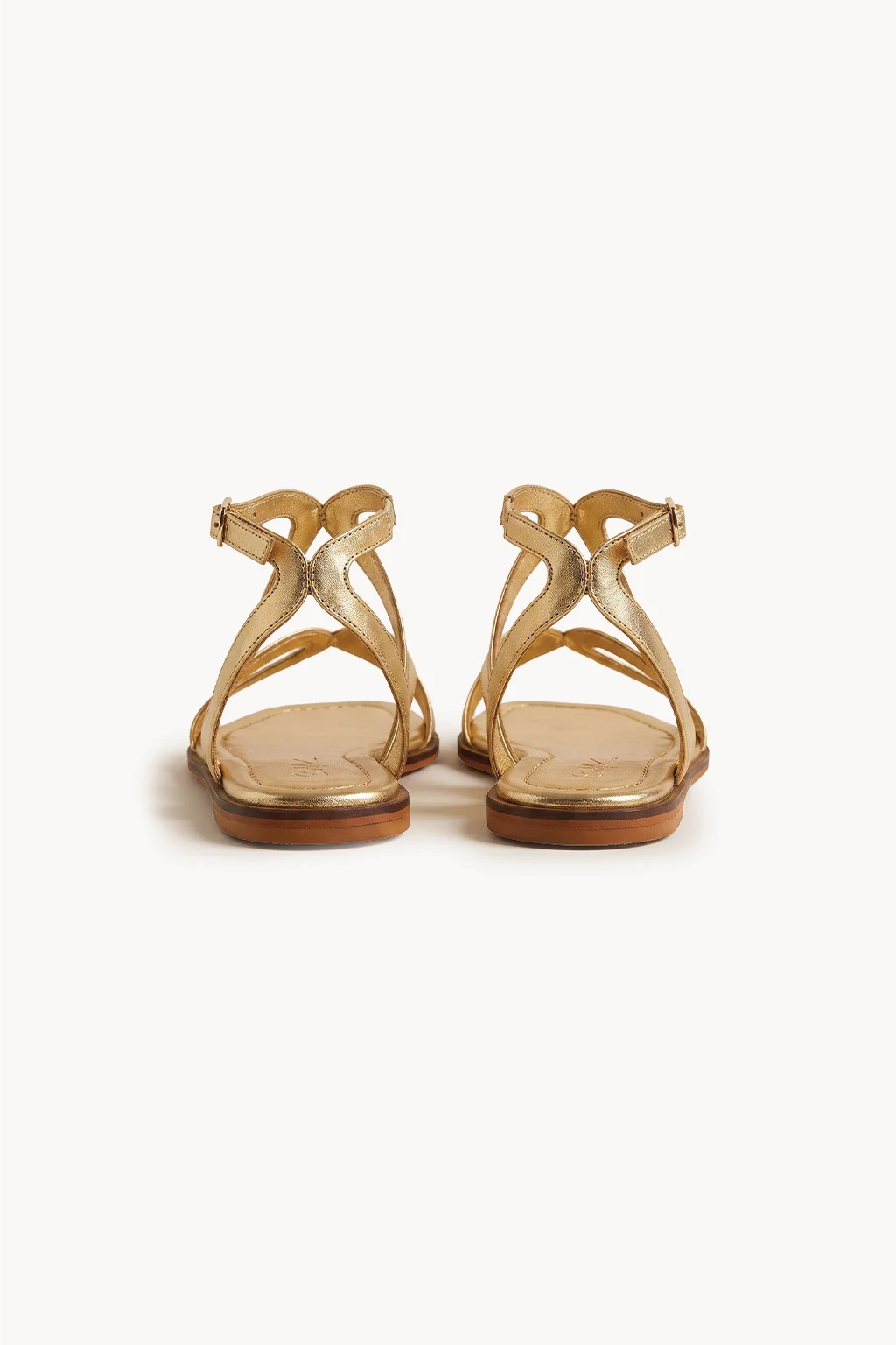 Alma Nomada Flat Strap, Gold — 05 back