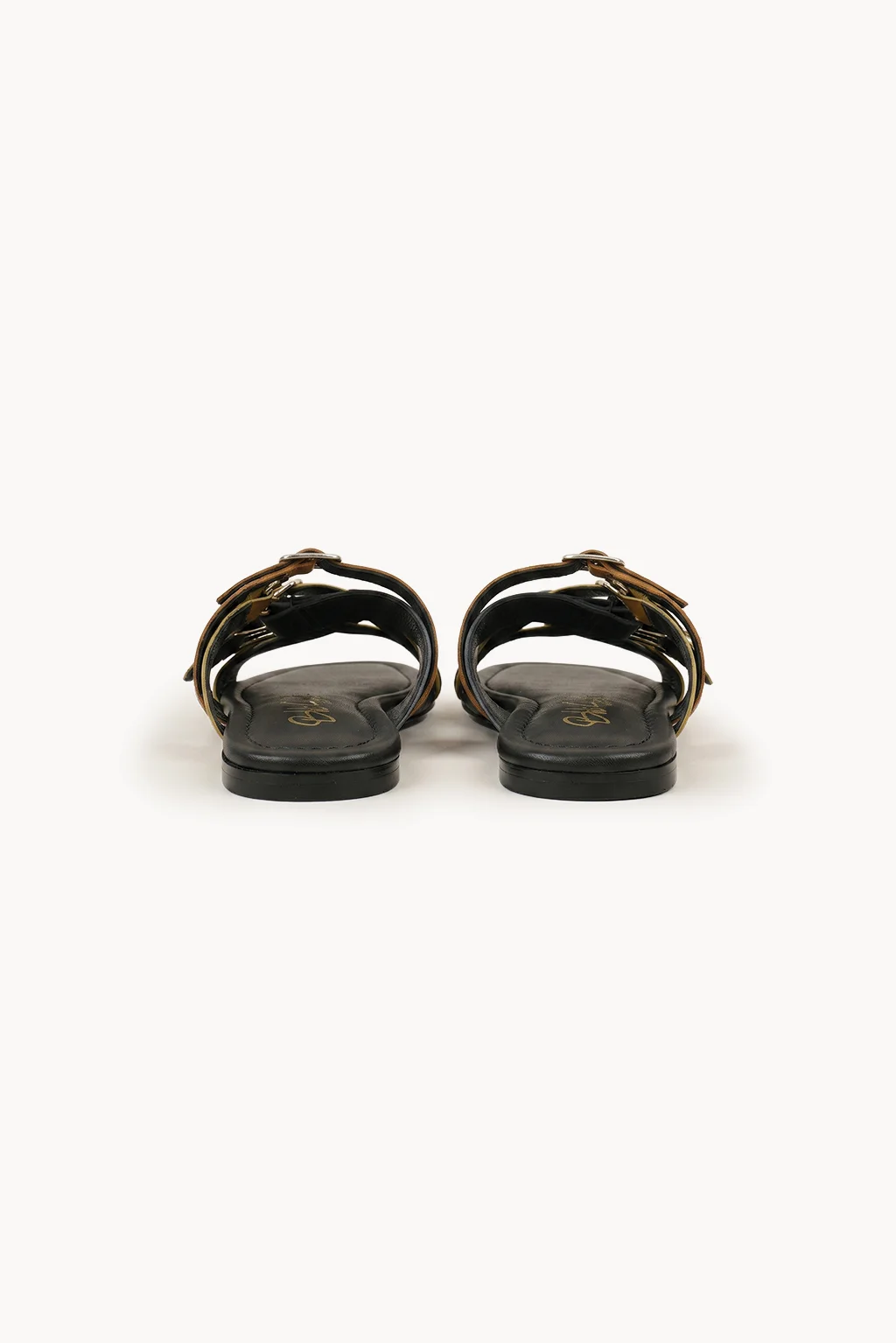 Velluto Riviera Slide, Yellow & Black — 05 back