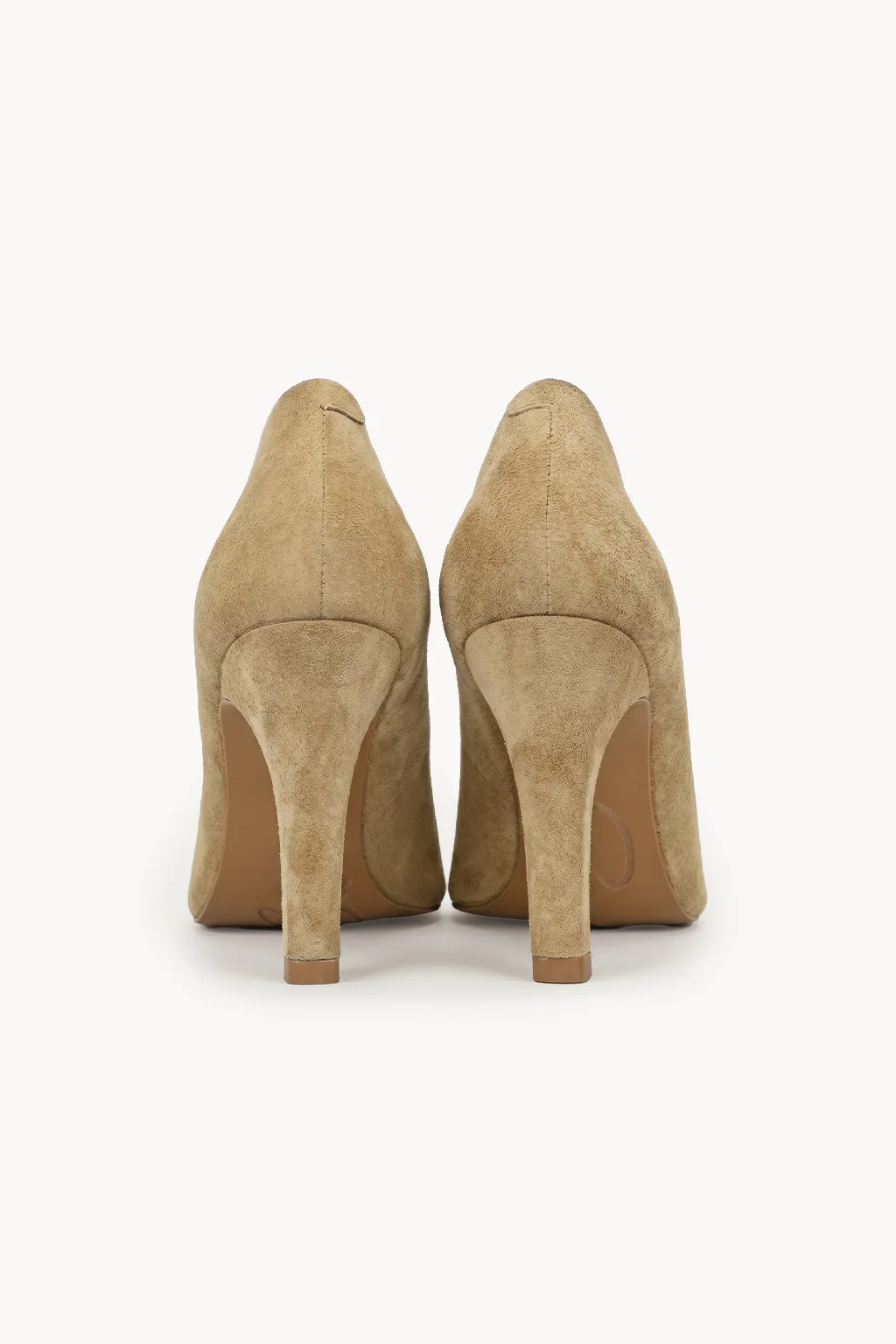 Verona Blu Suede Heel, Beige — 05 back