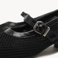 Bellissima Mary Jane Heel – Black, close-up