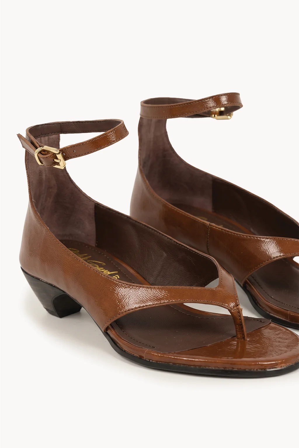 Brisa Marbella Sandal, Dark Brown — 02 close-up