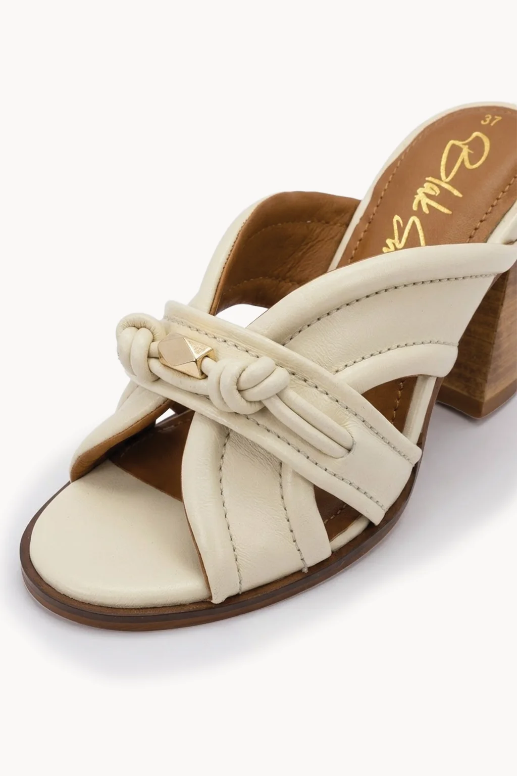 Firenze Nodo Sandalo, Off White — 02 close-up