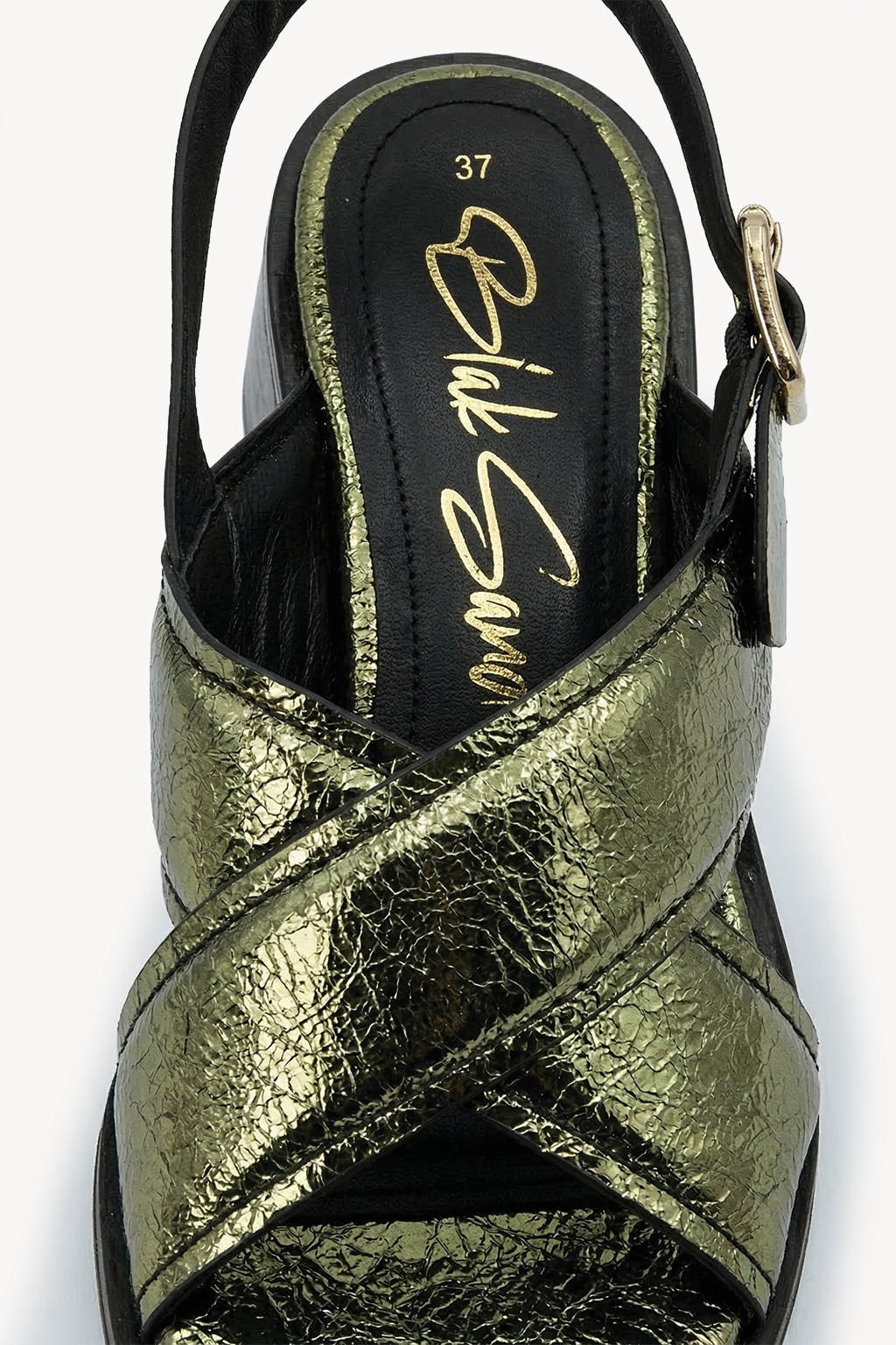 Fasce Milano - Sandal, Olive — 02 close-up