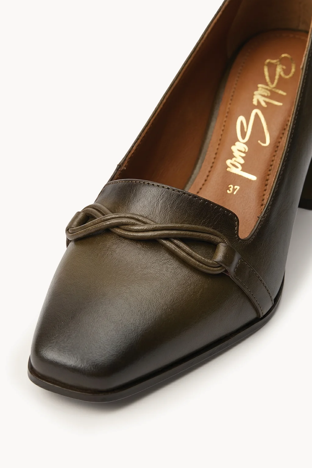 Vittoria Fiore Heel, Olive — 02 close-up