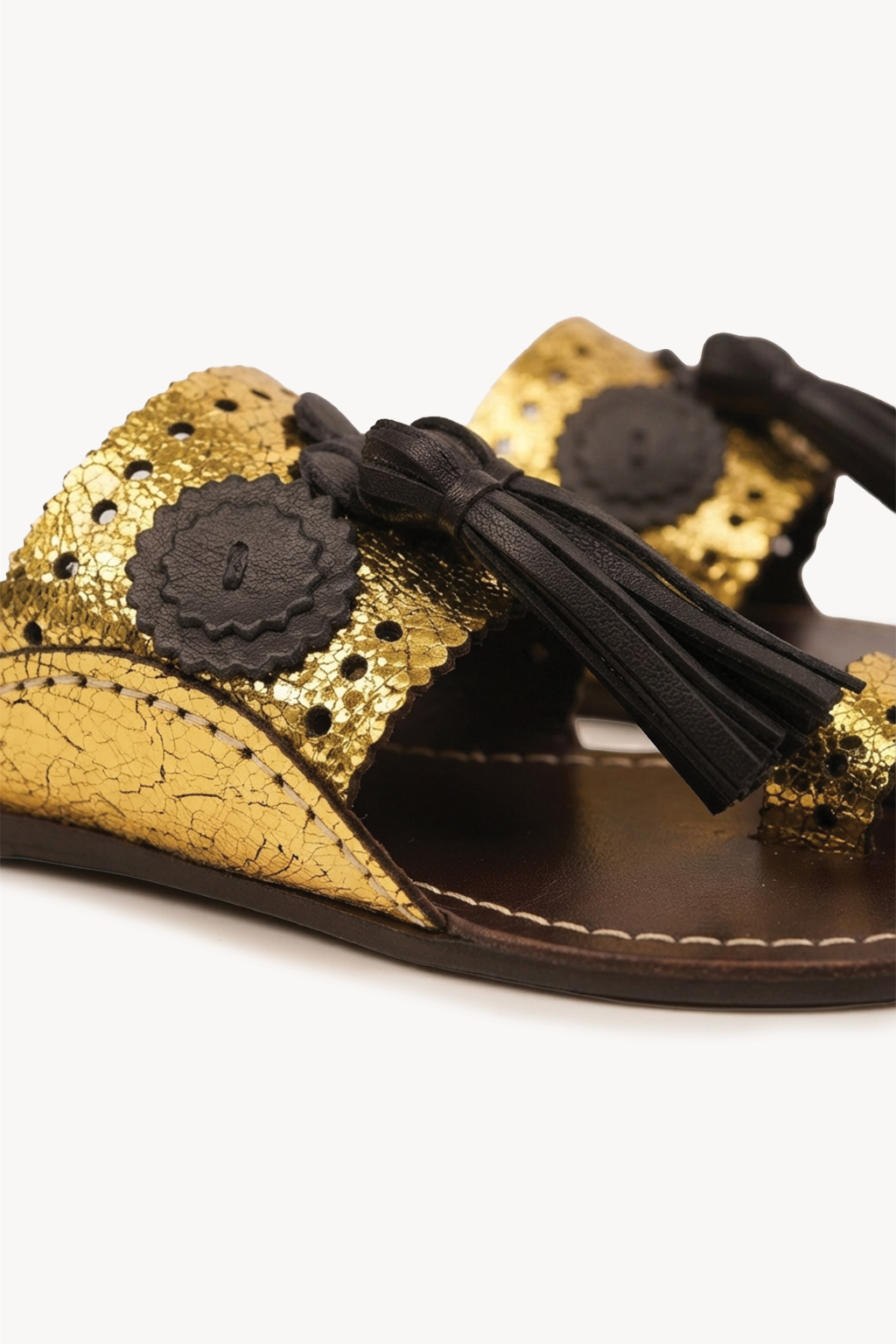 Oro e Ombra Slide, Gold — 02 close-up