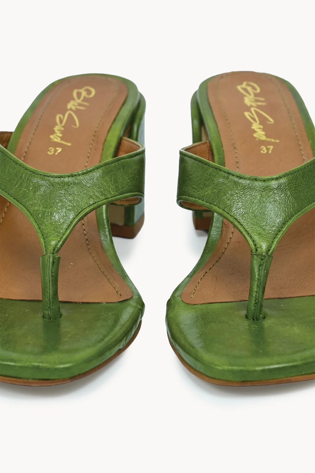 Joya de Sevilla Sandal, Green — 02 close-up