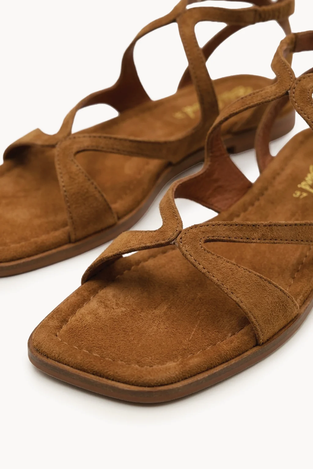 Alma Nomada Flat Strap, Tan — 02 close-up
