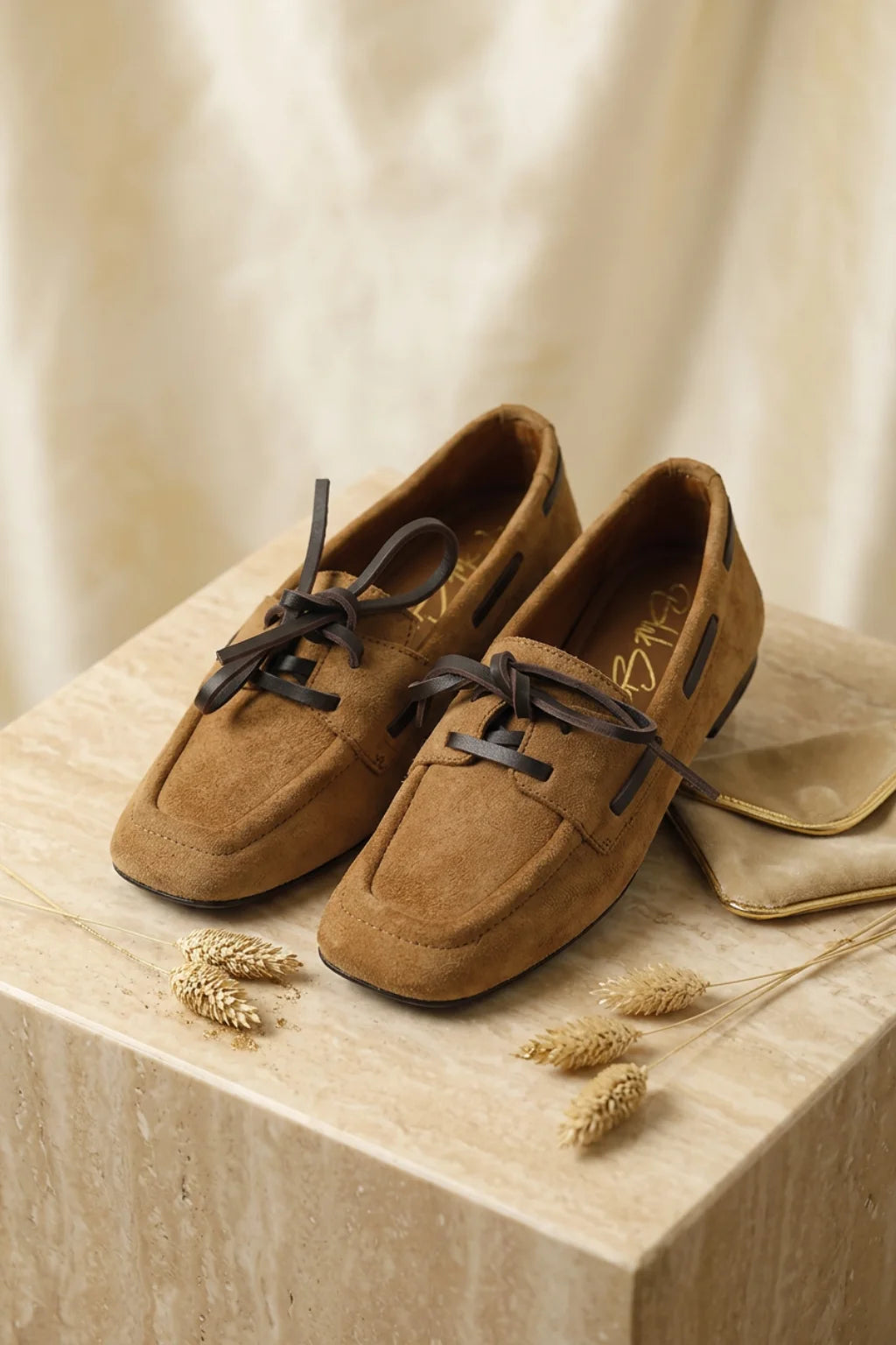Sierra Trenzada Loafer, Tan & Black — 08 styled