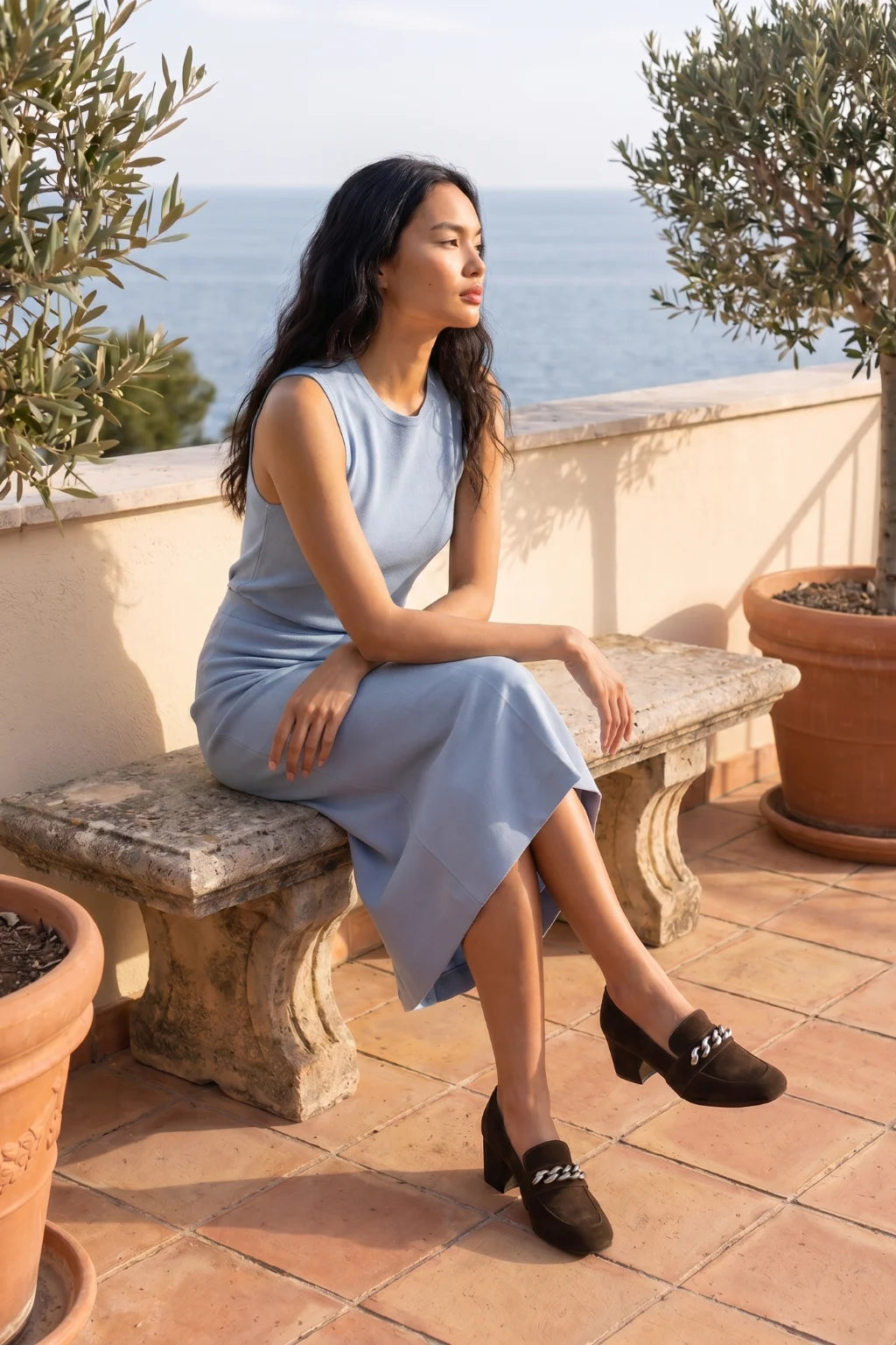 Imperiya Noir Loafer, Brown — 07 on model