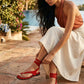 Lumeve – Minimal Wrap Thong Sandals