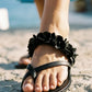 Fiore di Perla Flat Sandal