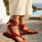 Lumeve – Minimal Wrap Thong Sandals