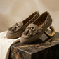 Mocassino Intrecciato Aureo