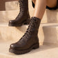 Roma Nero Combat Boot