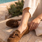 Mocassino Intrecciato Aureo