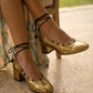 Oro Venezia Lace Heel