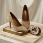 Verona Blu Suede Heel
