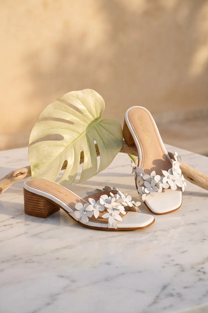 Rosa Bellissima Block Heel