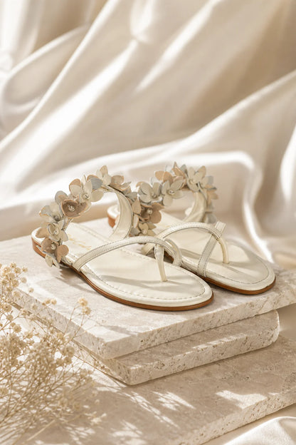 Fiore di Perla Flat Sandal