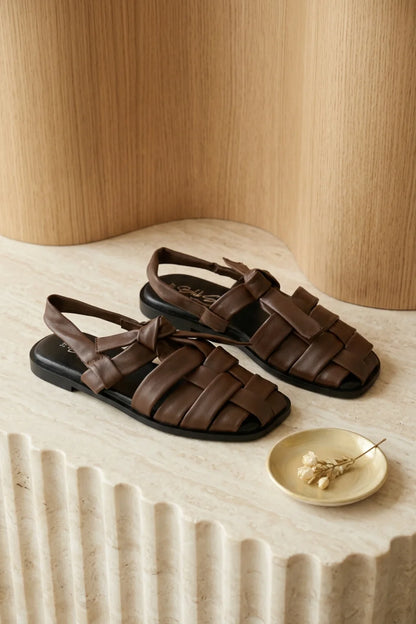 Intreccio Roma slide sandal
