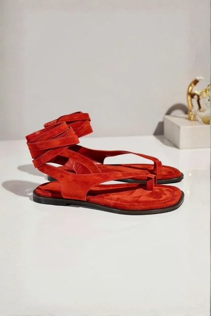Lumeve – Minimal Wrap Thong Sandals