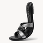 Nácar Contrast Crossover Flat – Black & Silver, flexible sole