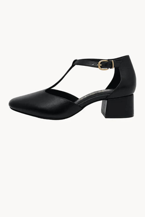 Milano T-Strap Nero, Black — 02 side profile 2