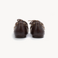 Maelia Woven Moccasin – White & Brown, back