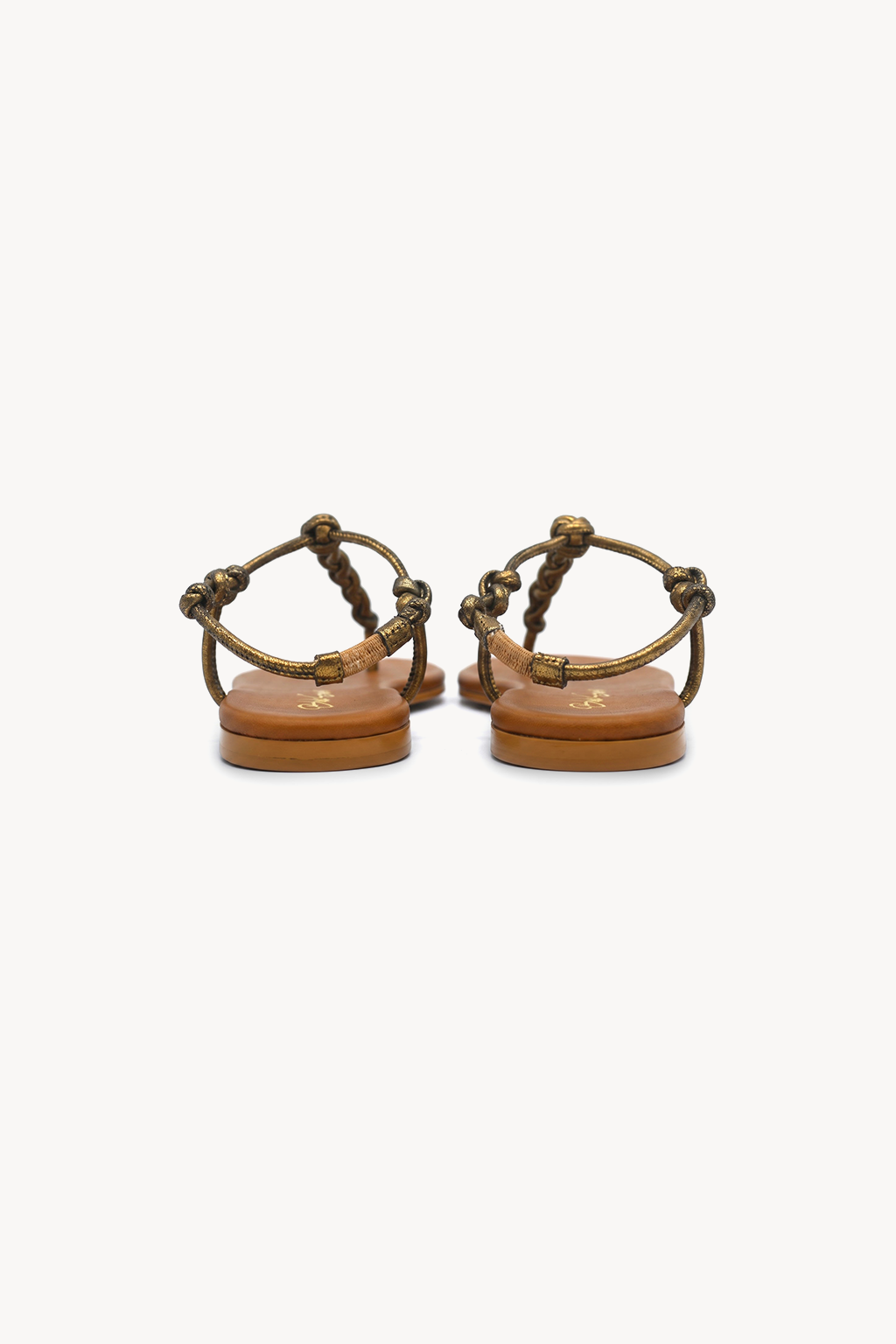 Azahara T-Strap Sandal, Bronze — 05 back