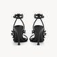 Rosaluna Floral Stiletto – Black, back