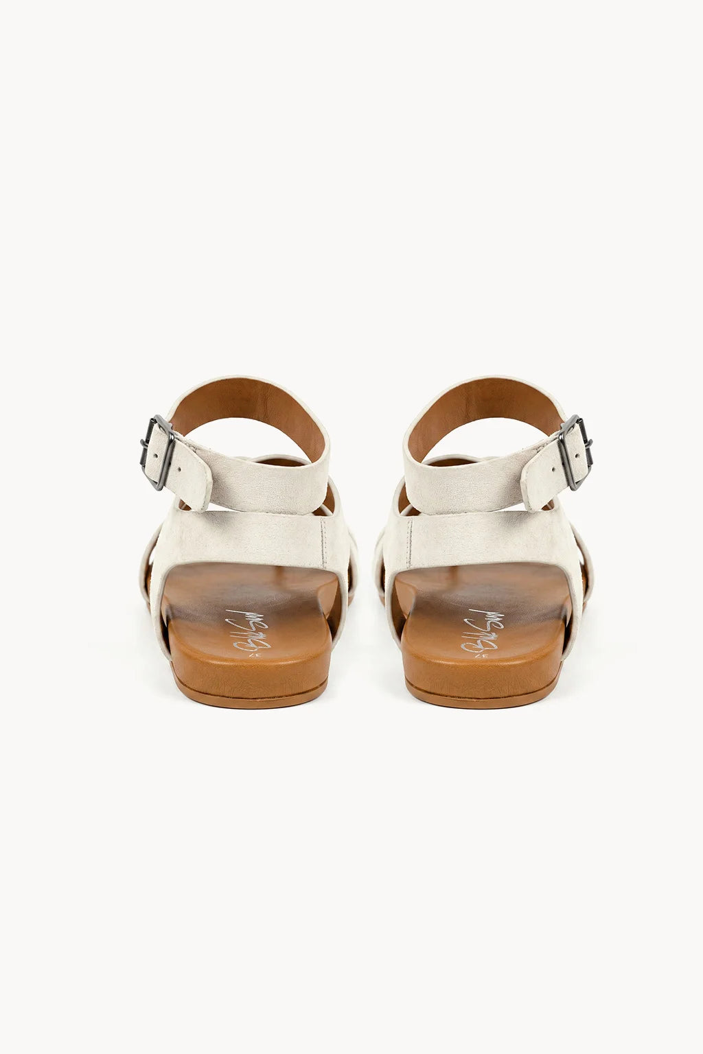 Siena back strap Sandalia, White — 05 back