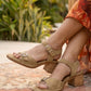 Luce Oro Sling Sandal