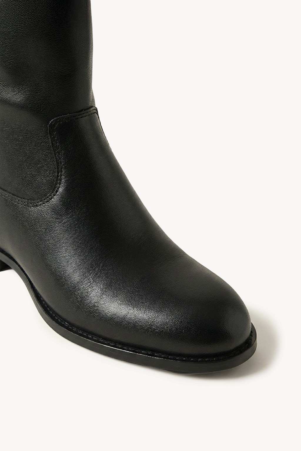 Nomare Tall Boot, Dark Brown — 02 close-up