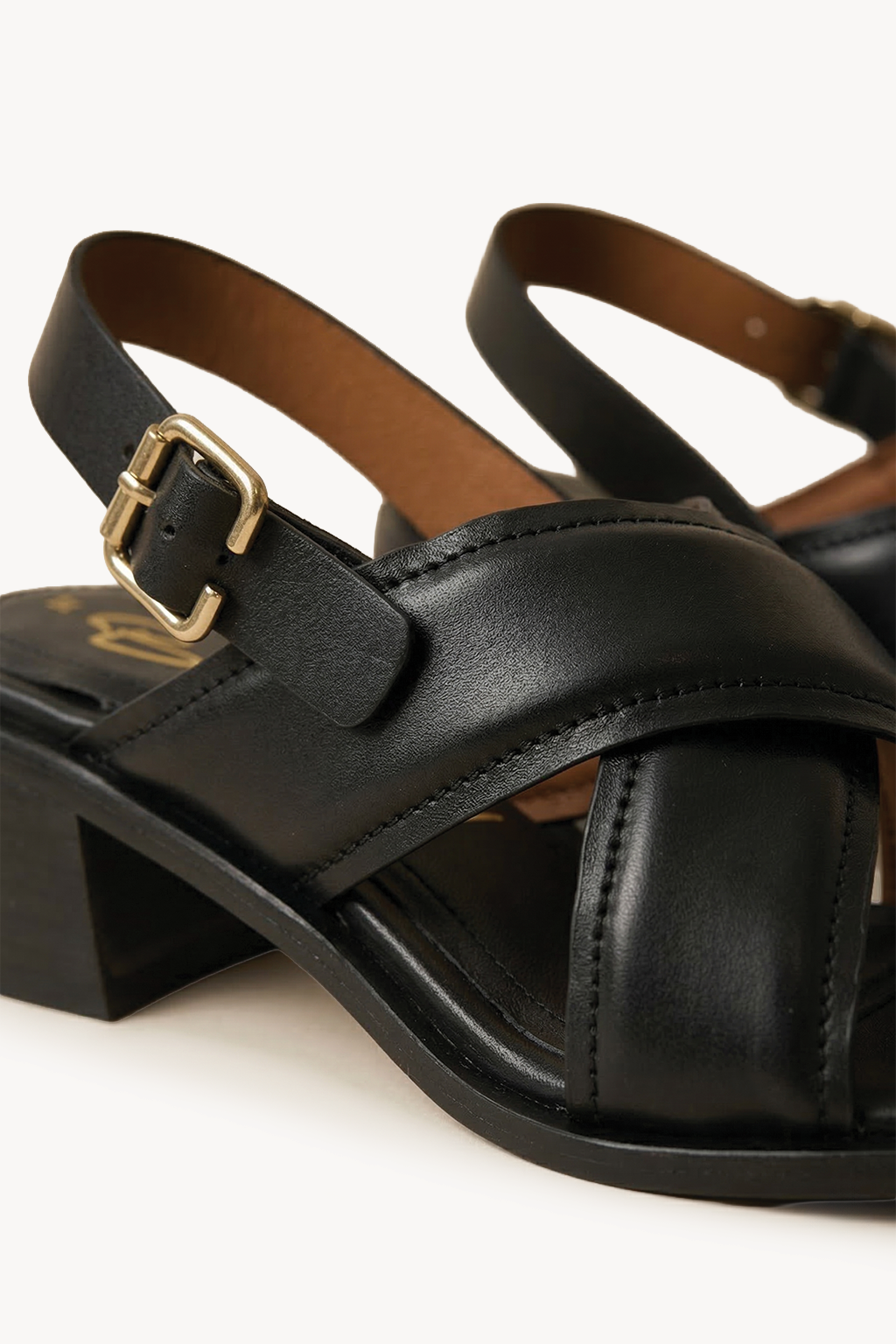 Fasce Milano - Sandal, Black — 02 close-up