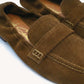 Classic casual moccasins in brown leather