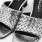 Velada  Metallic Woven Heel