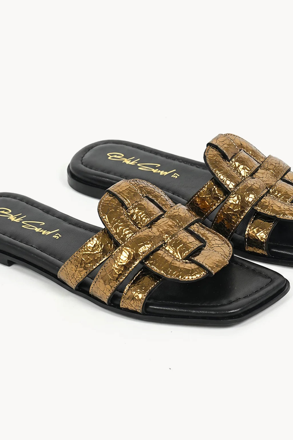 Sandalia Brisa Gold, Platinum Gold — 02 close-up