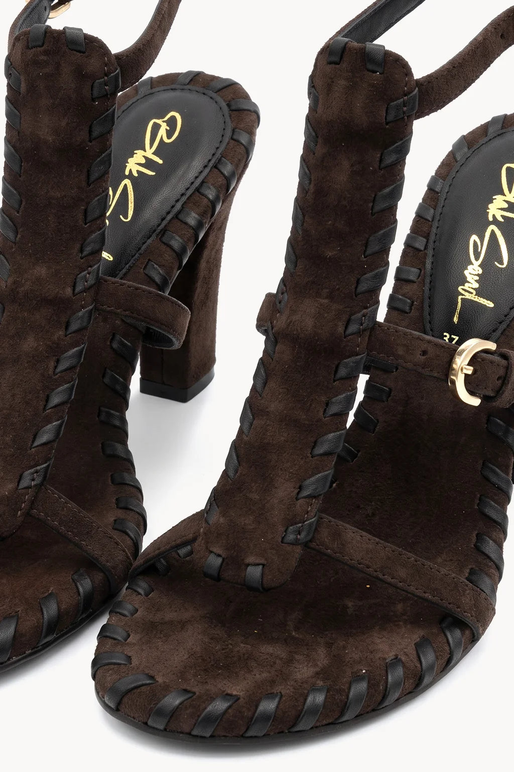 Nocturne Woven Heel, Brown — 02 close-up
