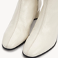 Ébano Élite Ankle Boot – Ivory, close-up
