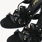 Rosaluna Floral Stiletto – Black, close-up