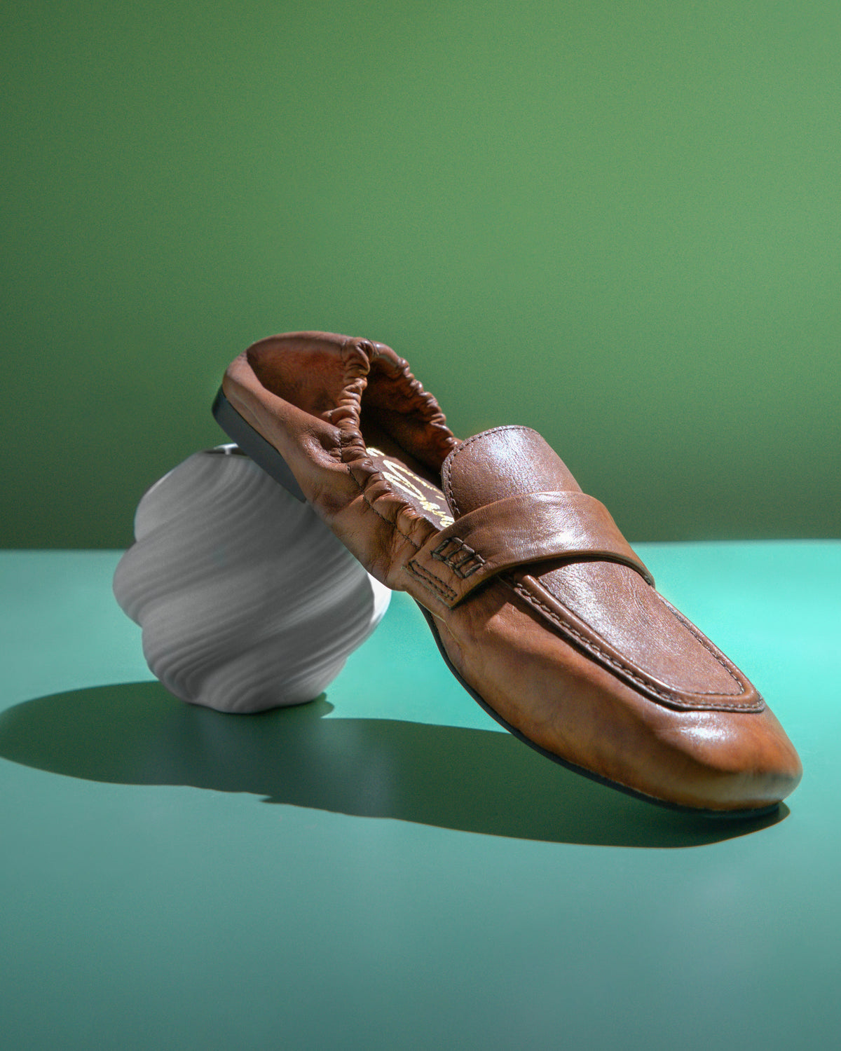 Calm Loafer, Tan — 07 styled