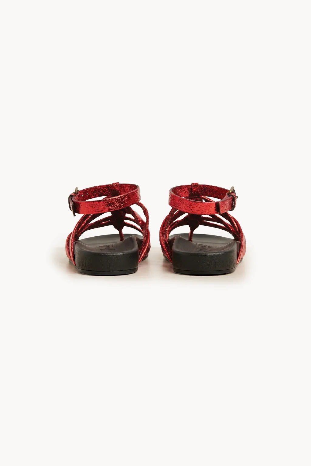 Ephyra Sandal, Metallic Red — 05 back