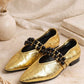 Gold Ballerina Shoes online in India