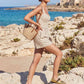 Gold ballerinas for women