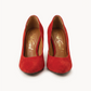 Decollete Camoscio – Block Heel