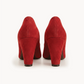 Decollete Camoscio – Block Heel