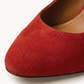 Decollete Camoscio – Block Heel