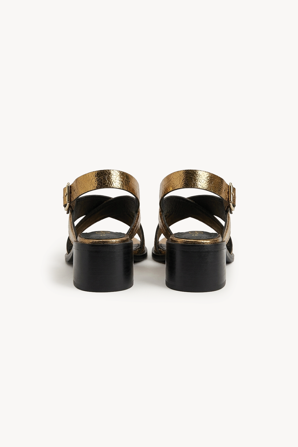 Fasce Milano - Sandal, Antique Gold — 05 back