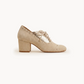 Venezia Oro Brogue Heel
